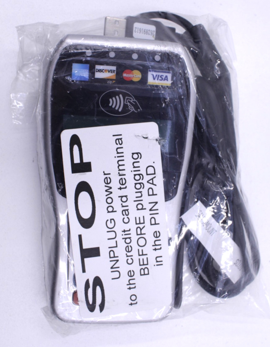 FirstData FD-35 PIN Pad Credit Card Terminal USB 001791064 Rev A Wells 351