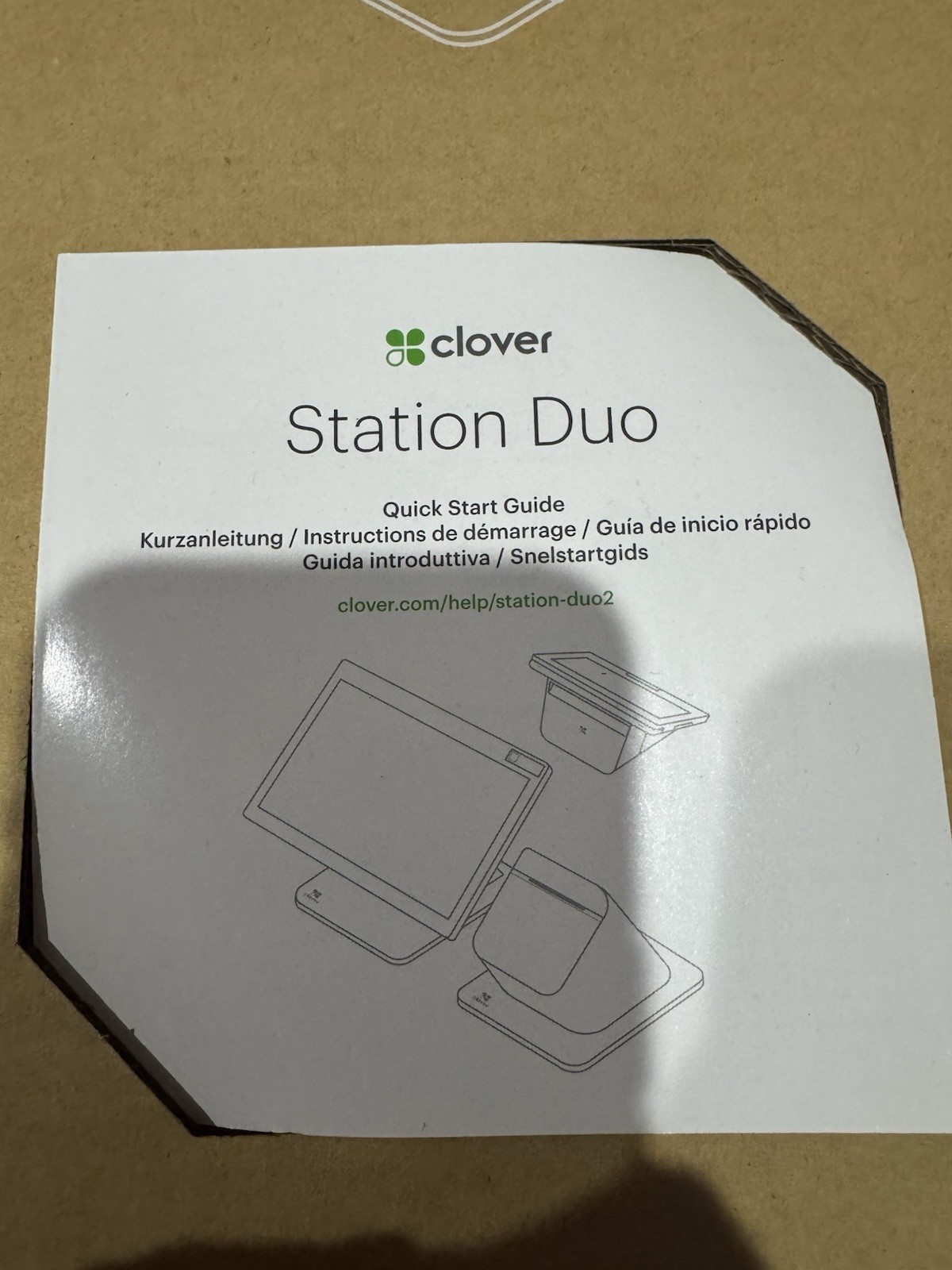 Clover Station Duo System C505 S505 P500 No Station Duo Hub