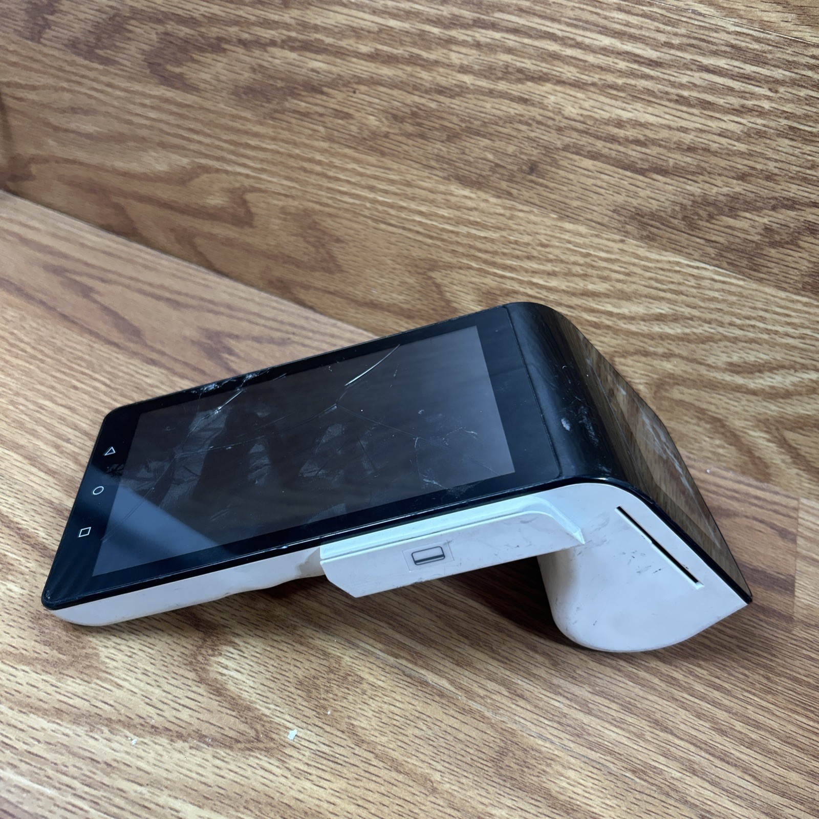 Tousei PT7003 White Wireless Dual Touch Screen Android POS Terminal – For Parts