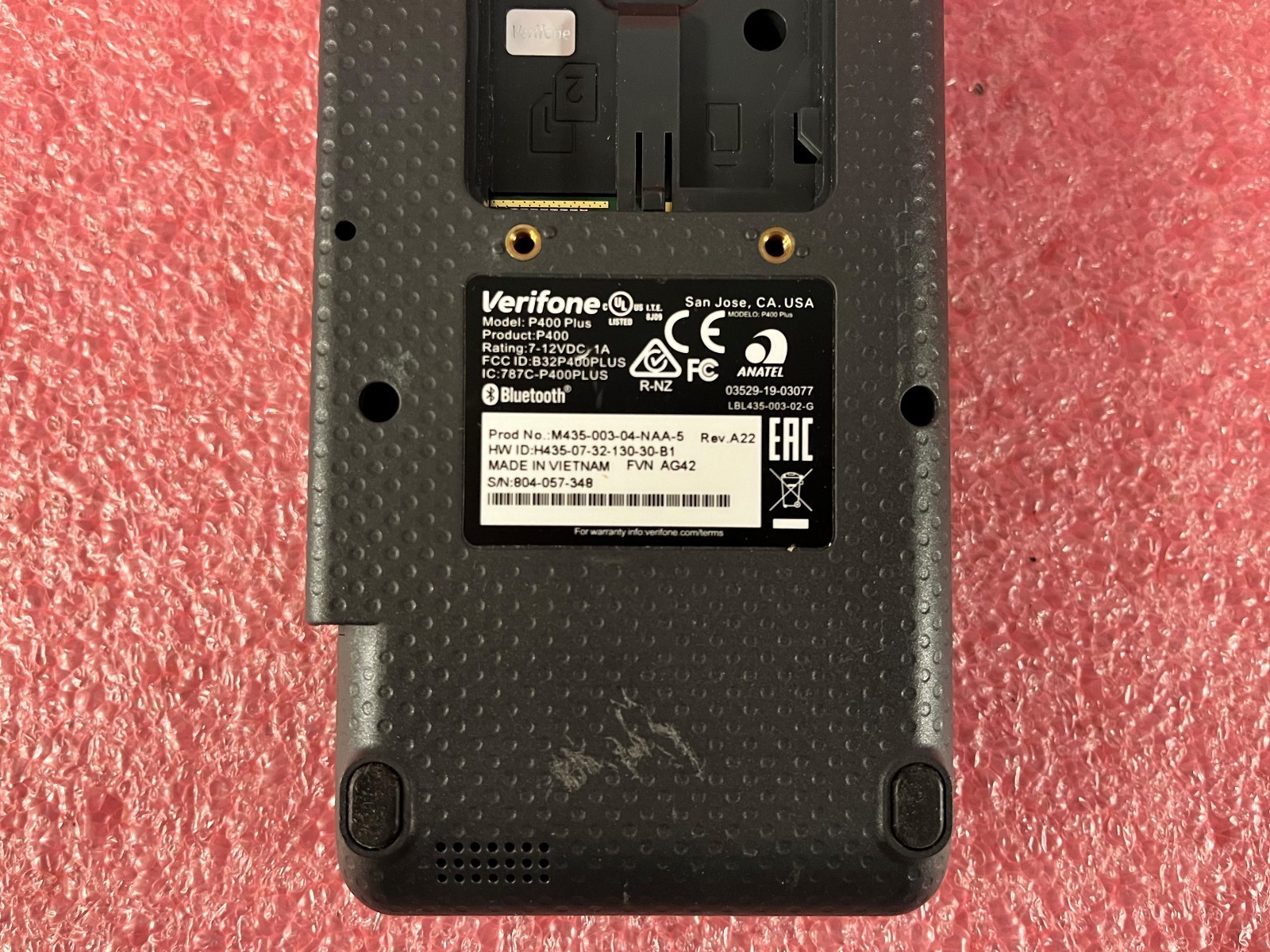 Verifone P400 Plus Stripe Credit Card Terminal M435-003-04-NAA-5