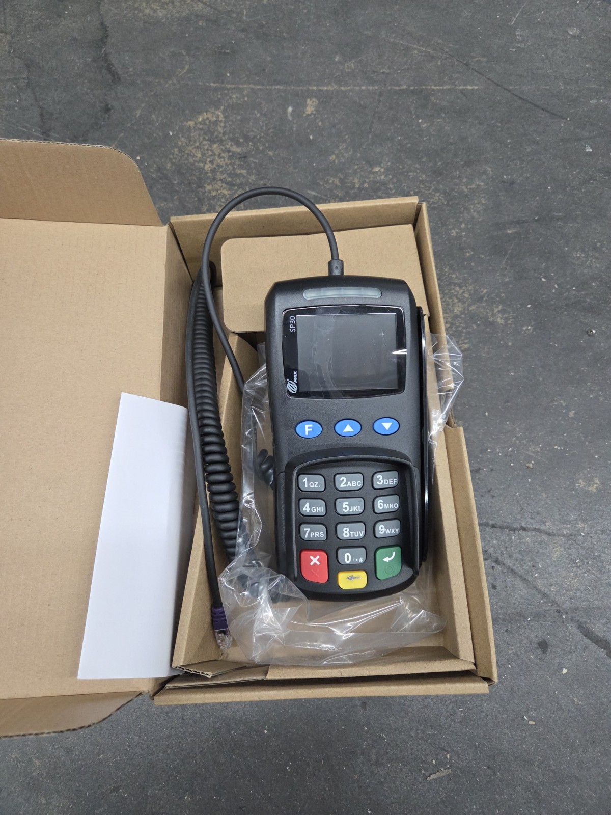 PAX SP30 Pin Pad Credit Card Terminal Reader NEW