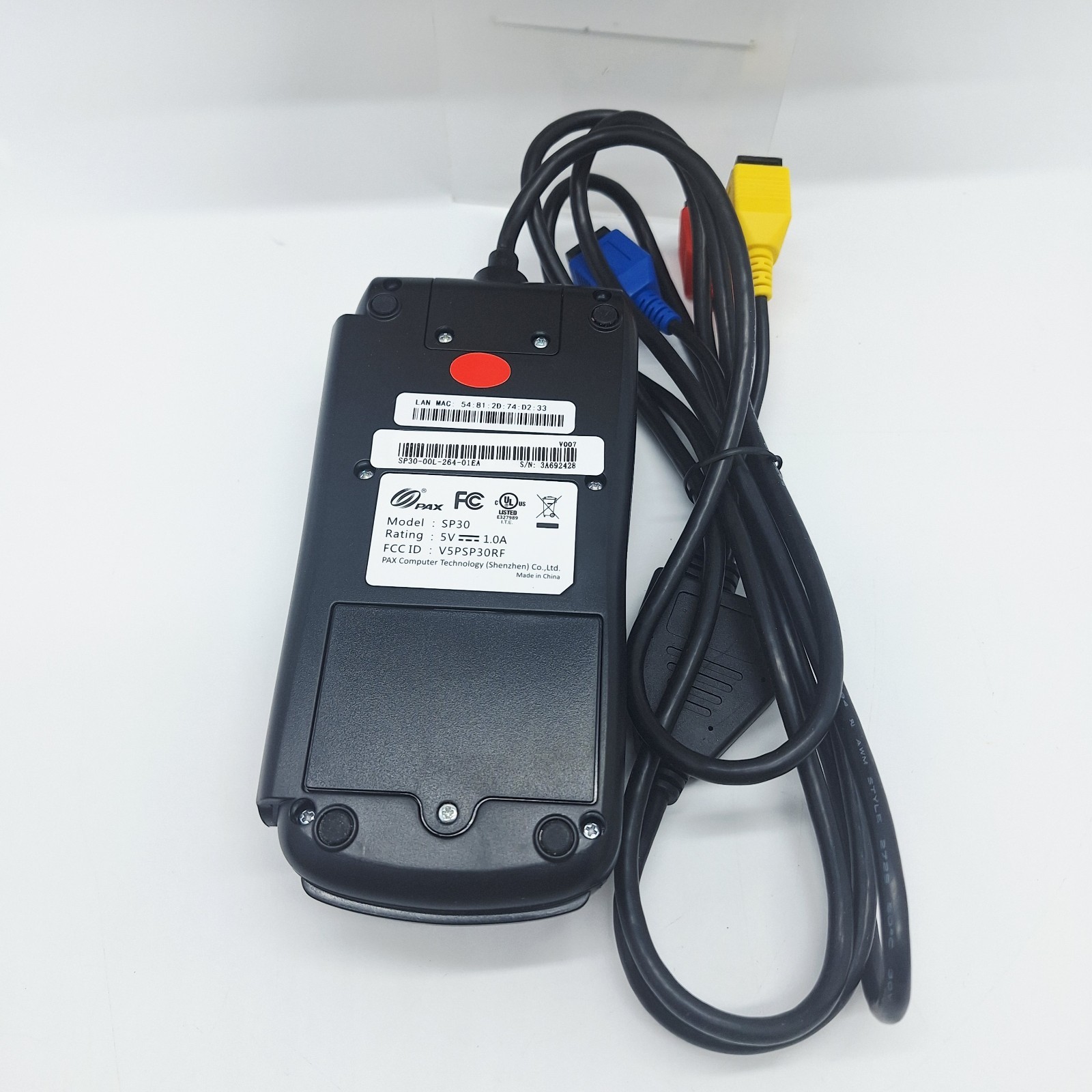 PAX SP30 Smart Card & Contactless Pin Pad Credit Card Terminal No Power Supply