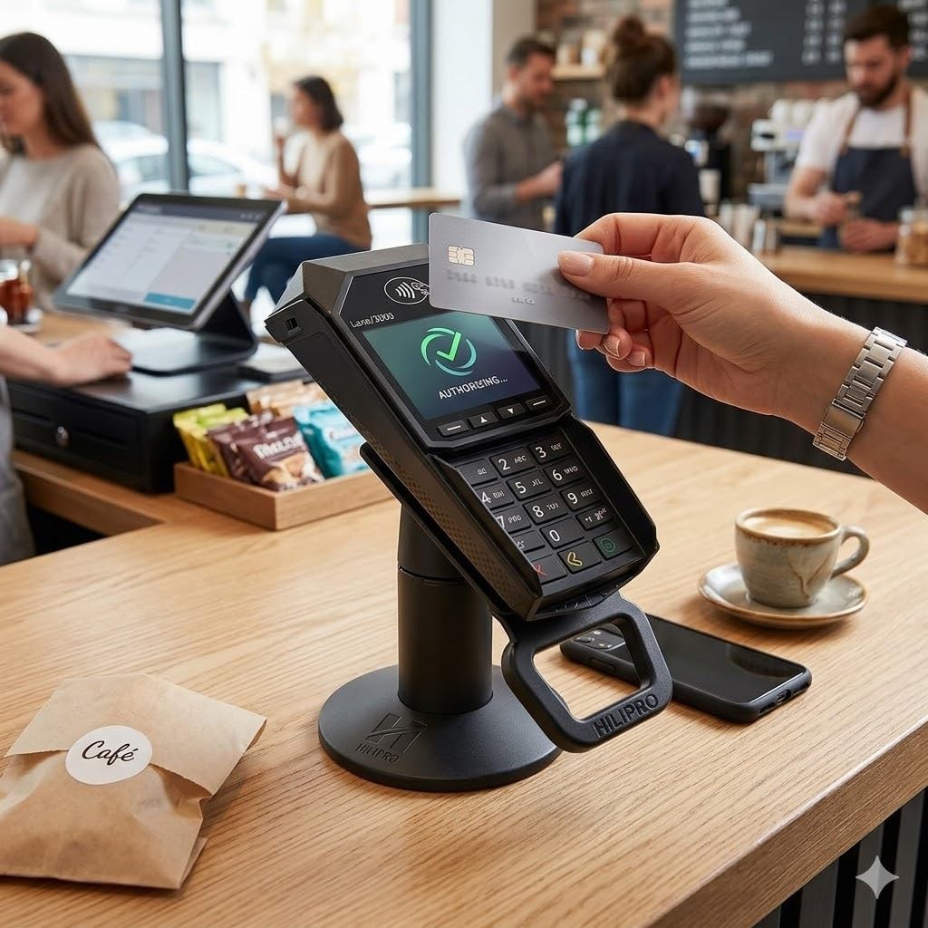 Point of Sale Stand – Swivel Stand for Ingenico Lane 3000, 3600, 5000, 7000, …