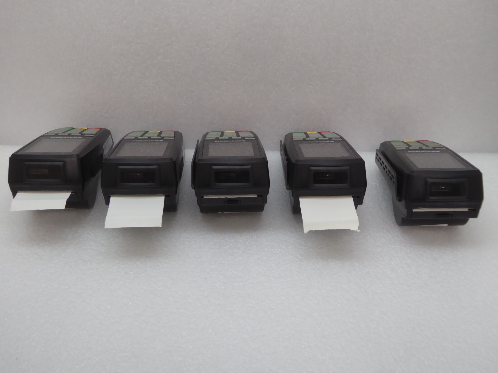 Lot of 5 Exadigm NX2200e TNW3T53.010 Wireless/Ethernet Credit Card Terminals