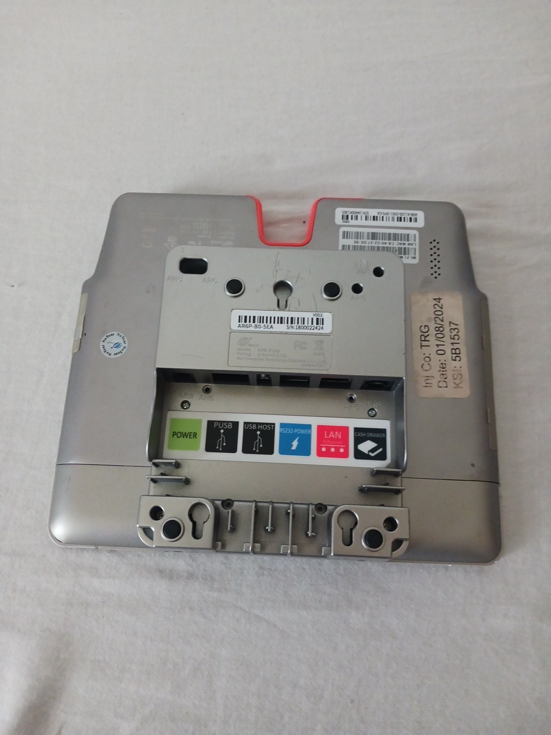 PAX Aries 8 Payment Terminal with AR6P-B0-5EA TESTED EUC (NO MOUNT OR 9V CORD)