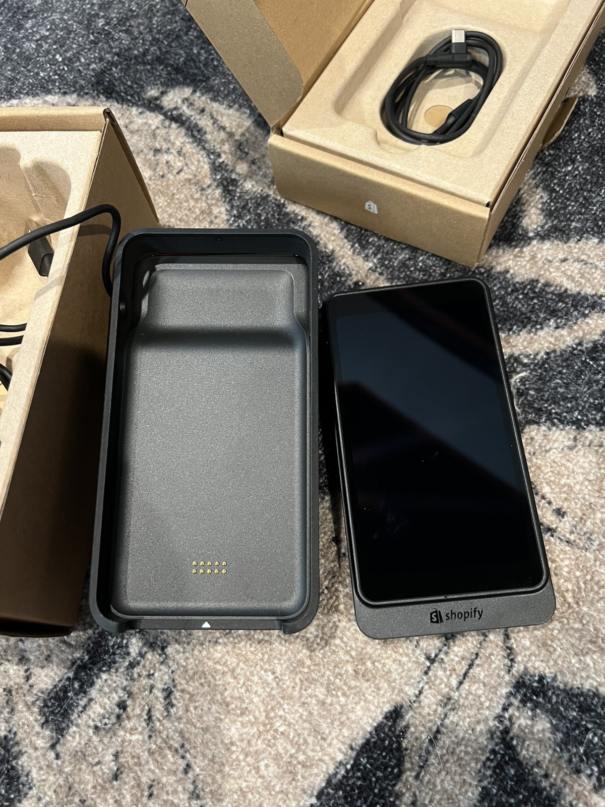 Shopify POS Go Terminal with Ethernet Dock