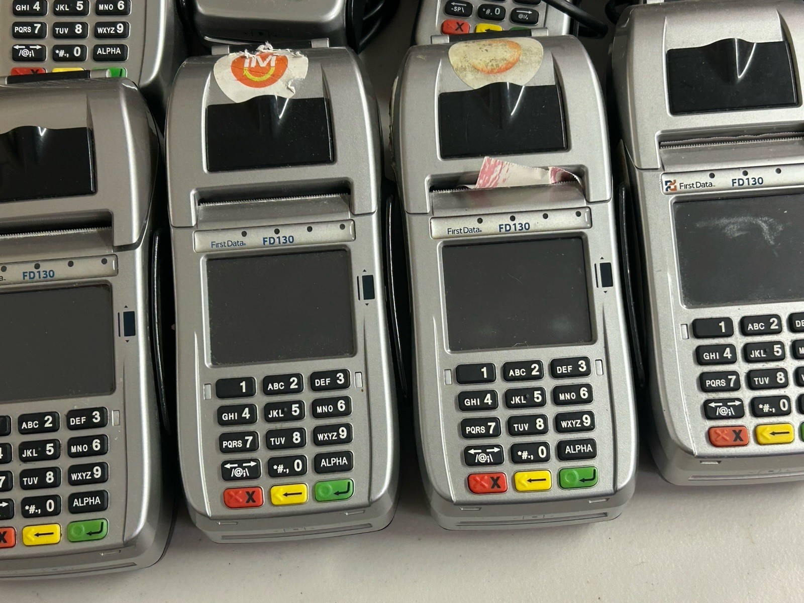 Lot of 15 First Data FD130 FD410 FD40 Credit Card Terminals – Untested As-Is