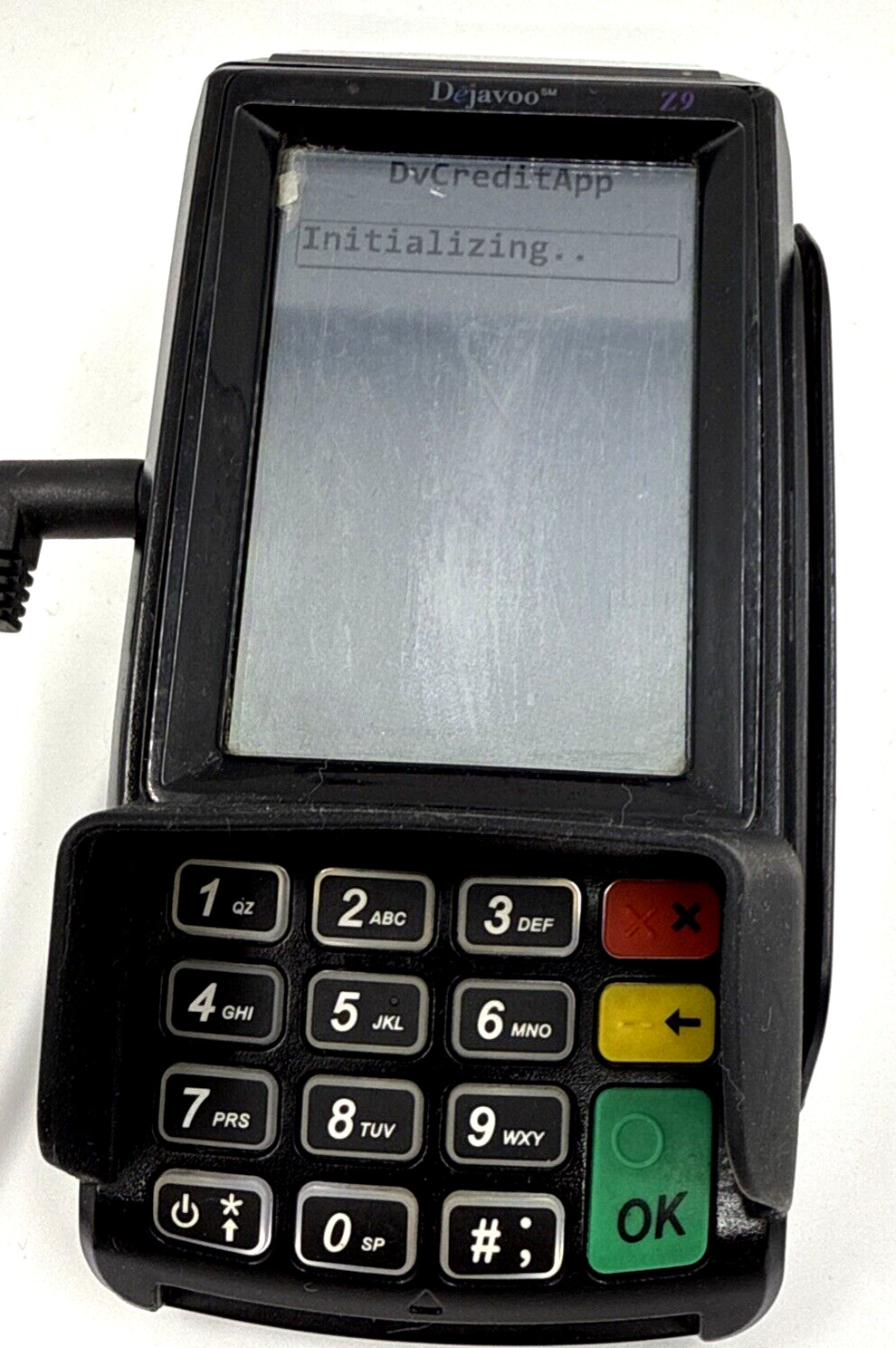 Dejavoo Z9 3.5″ VEGA3000 LCD POS Credit Card Terminal No Power Cord / Tested