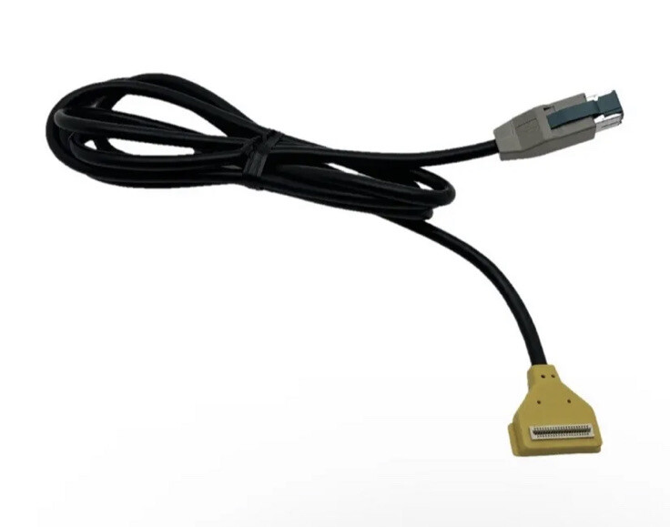 VeriFone MX915 PINPAD CABLE 23998-02-R CABLE Yellow 6ft, Used