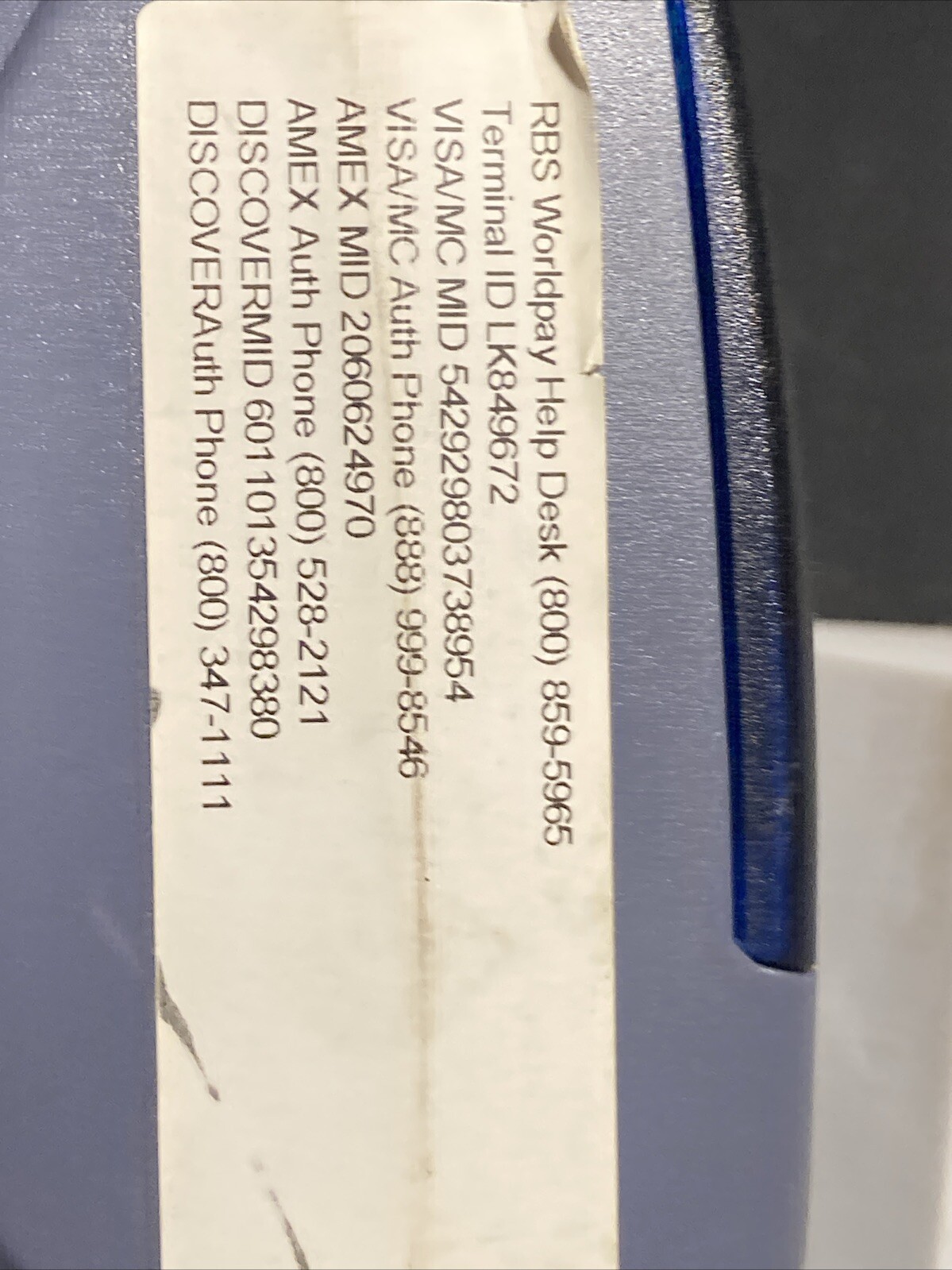 Verifone Vx510 Omni 5100 Wireless Credit Card Reader Built-in printer Omni 3730