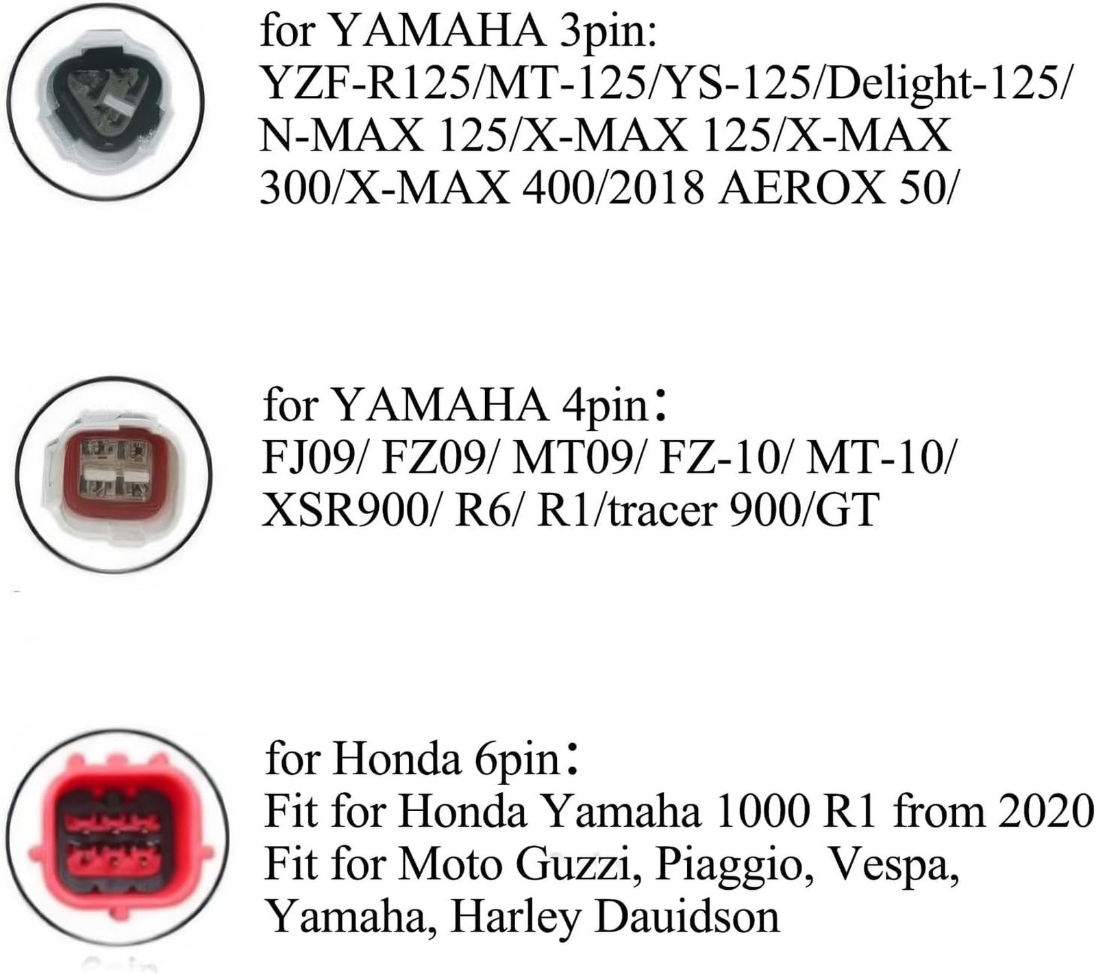 3 Pin 4 Pin 6 Pin OBD2 Adapter Cable for Yamaha Euro5 3Pin 4Pin 6Pin Motorcyc…