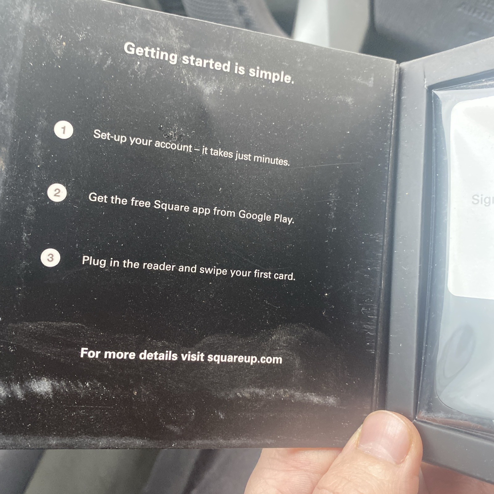 NEW Square Credit Card Reader for iPhone, iPad and Android