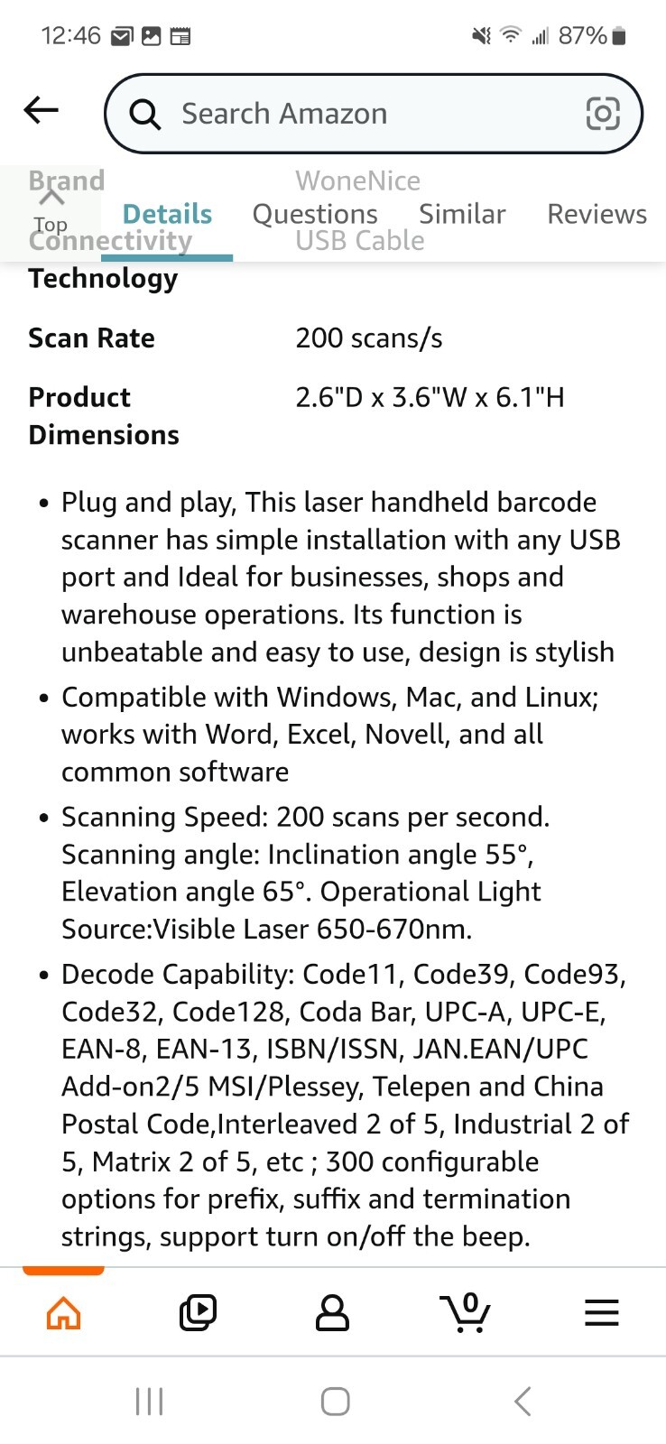USB Barcode Reader Scanner and Credit Card Reader Kit, (See Discription)