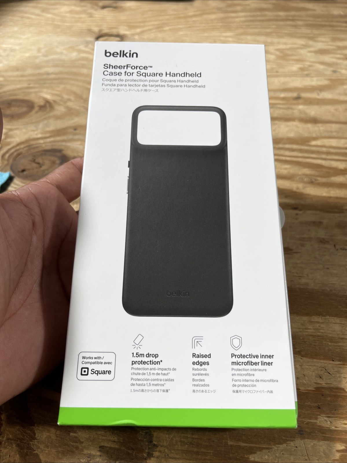 Belkin SheerForce Case for Square Handheld – Black SEALED