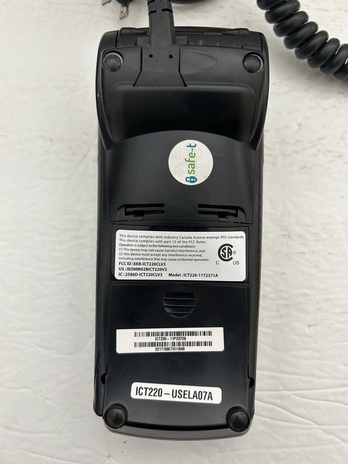 Ingenico Credit Card Reader Payment Machine ICT220-11T2371A