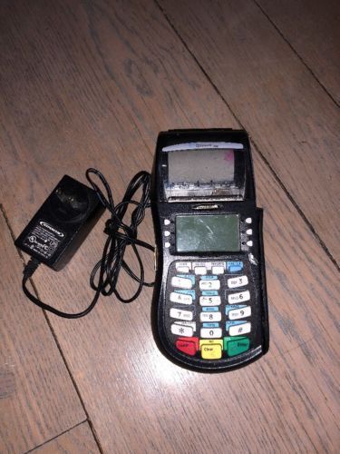 Tampered Hypercom T4220 With Wall Plug