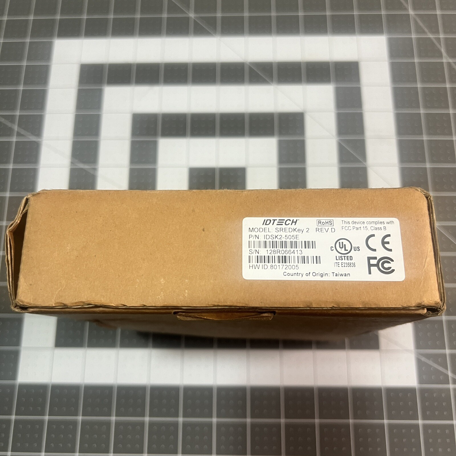 ID TECH SREDKey 2 IDSK2-534E USB 10-Key Keypad with MagStripe Reader