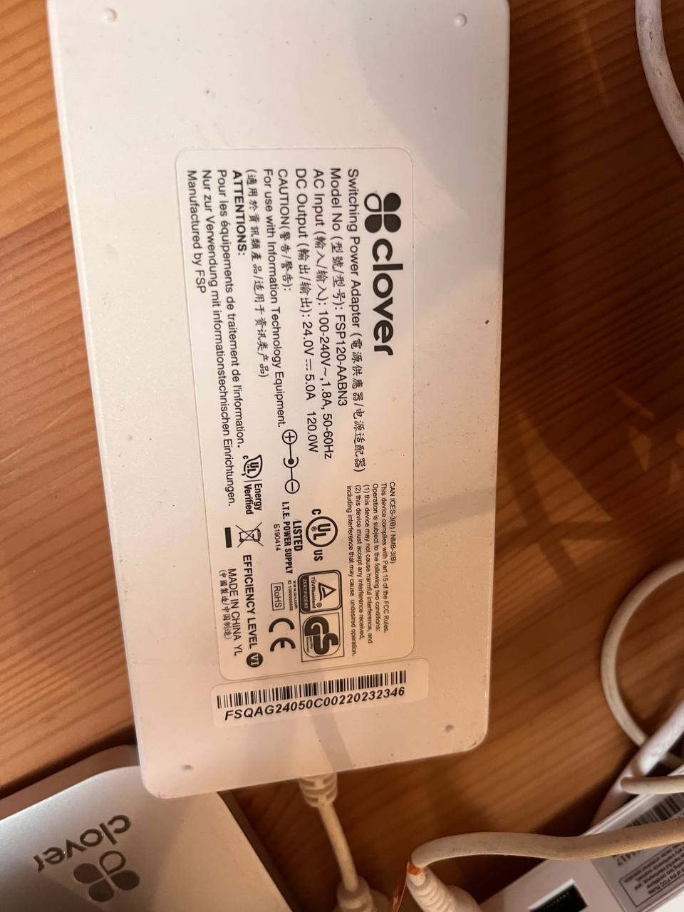 Clover Station Pro POS S503 w/ C503 Terminal BLOCKED Cracked Screen Parts