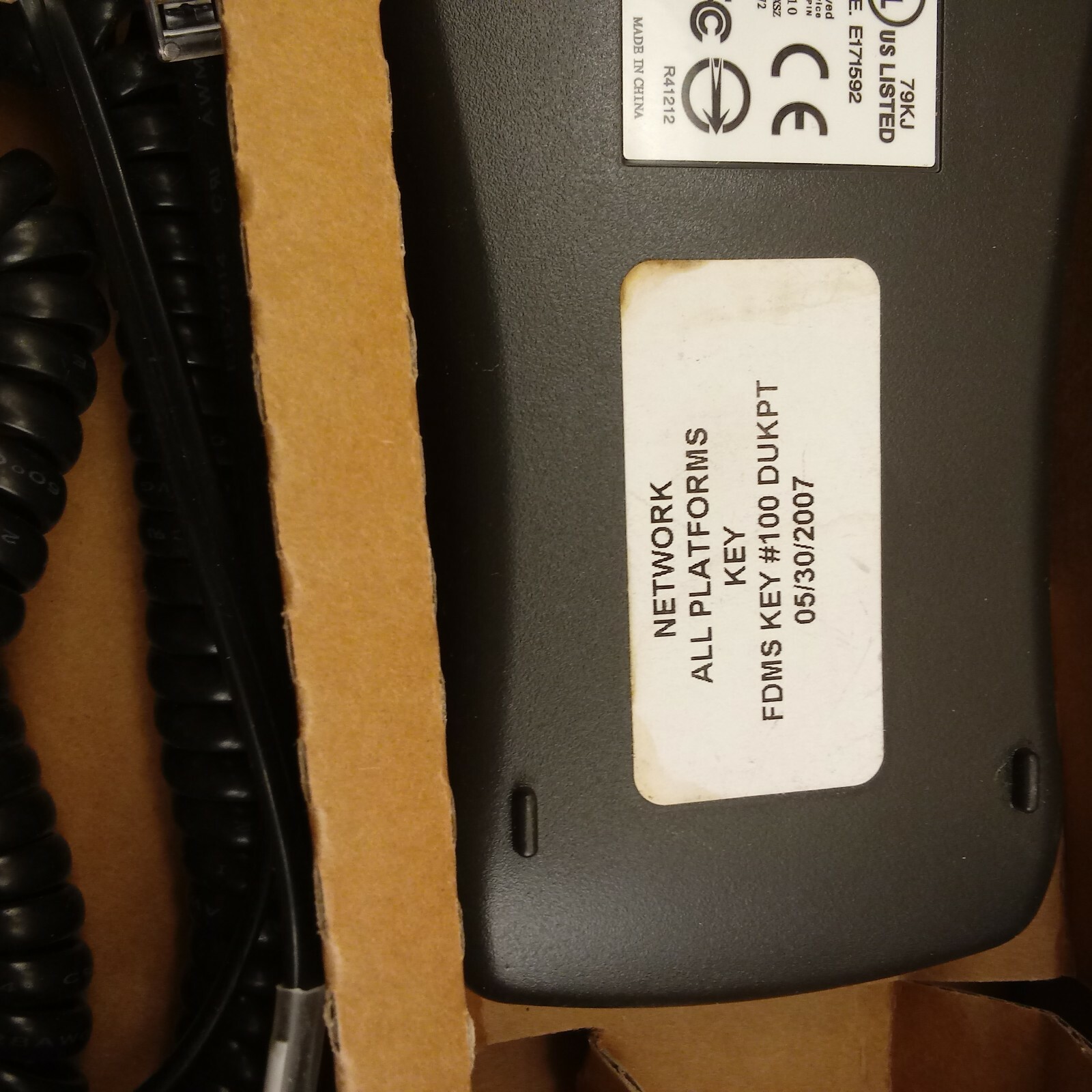 First Data Fd-10 Debit Credit Card Pin Pad 8001 PCI Terminal