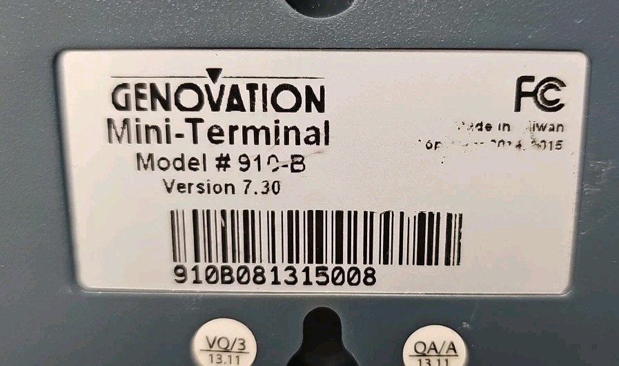Genovation Mini-Terminal Model 910-B V. 7.30