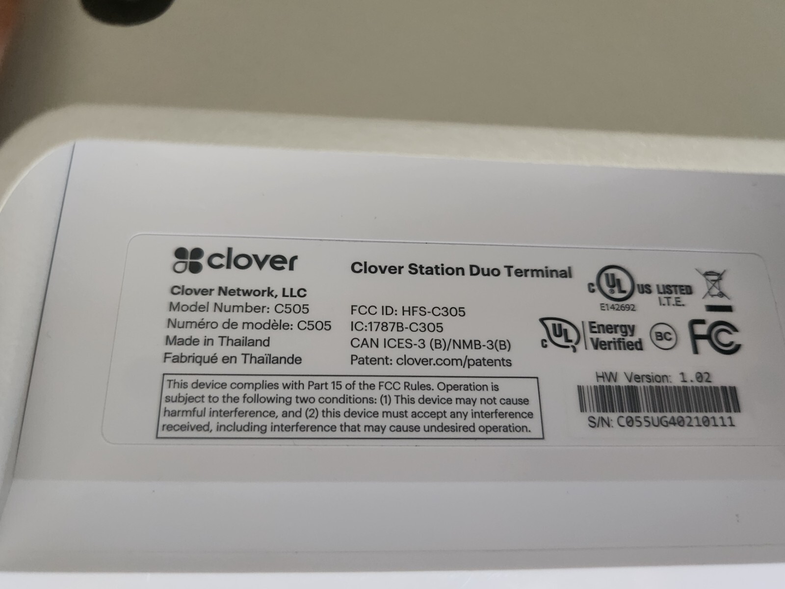 Clover POS Systems – Station Duo & Flex – USB Hub & power – No Cash Box