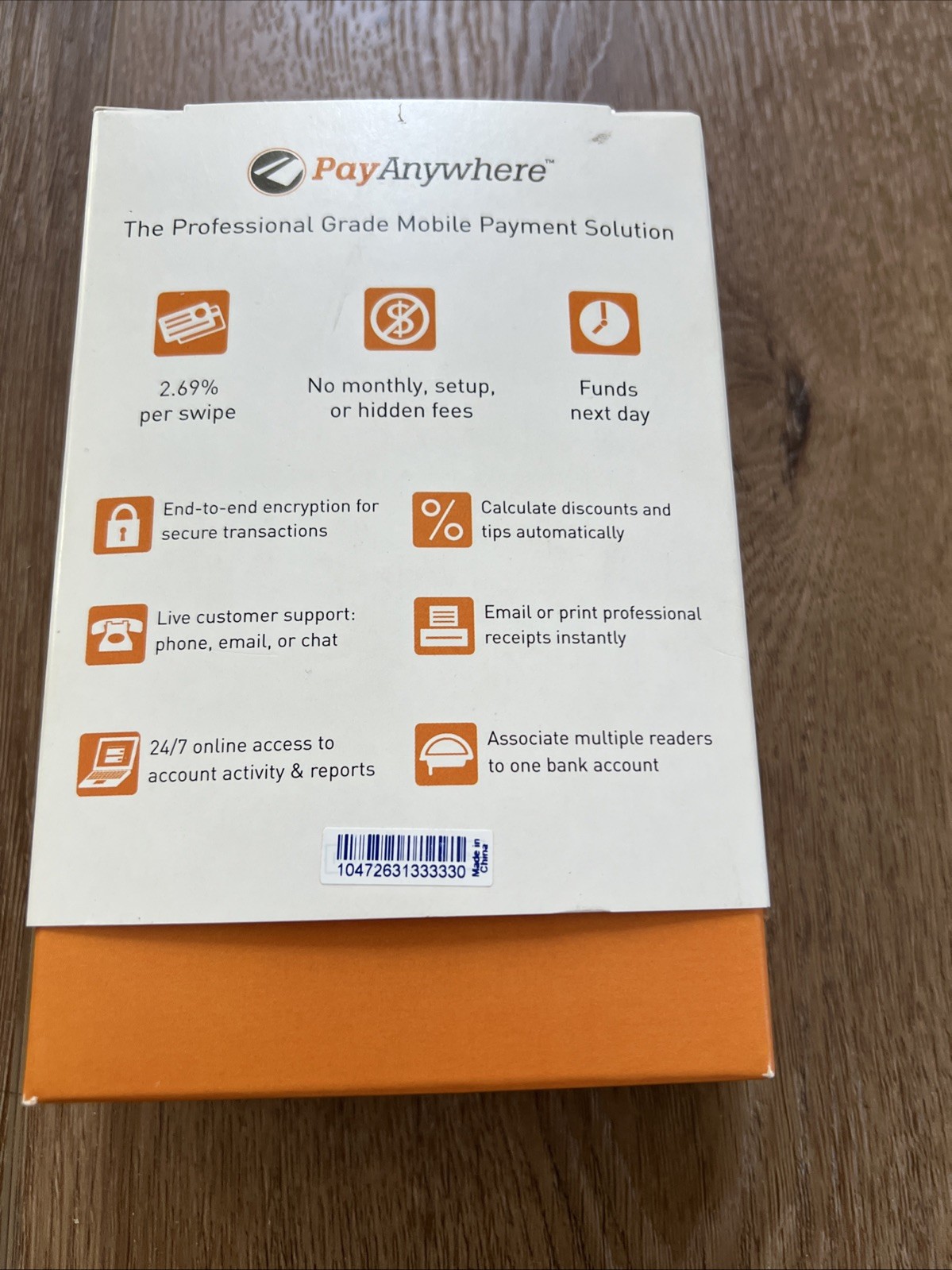 PayAnywhere Mobile Credit Card Reader for iPhone & Android(2014) | New SEALED