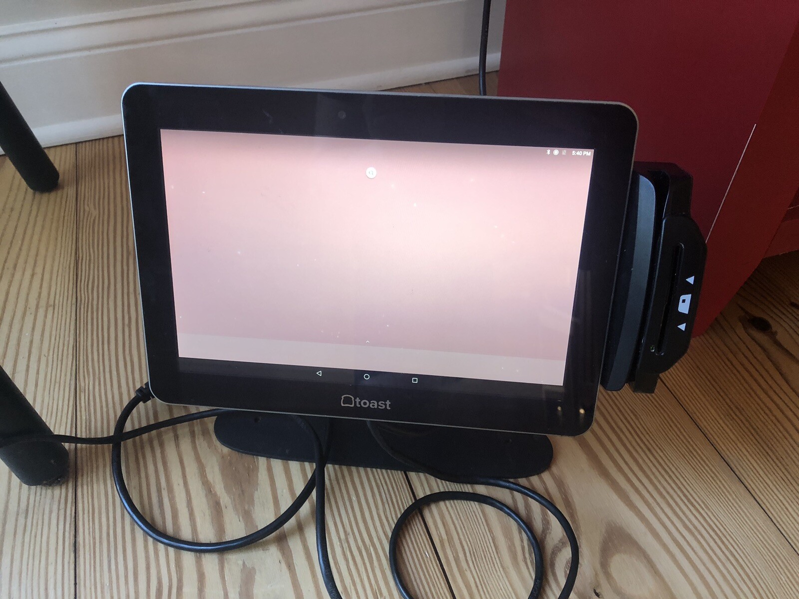 Toast POS Monitor Terminal ESY w/Stand MSM8960 + Card Reader 10”