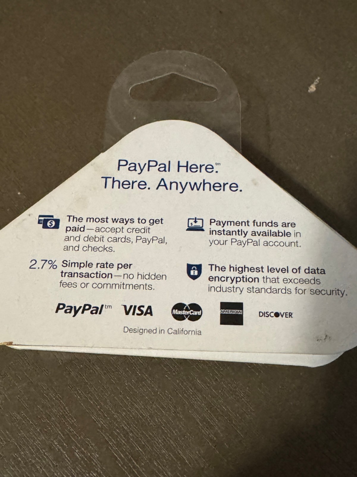LOTOF3 Paypal Here Mobile Card Reader Scanner Point Of Sale Devic iPhone Android