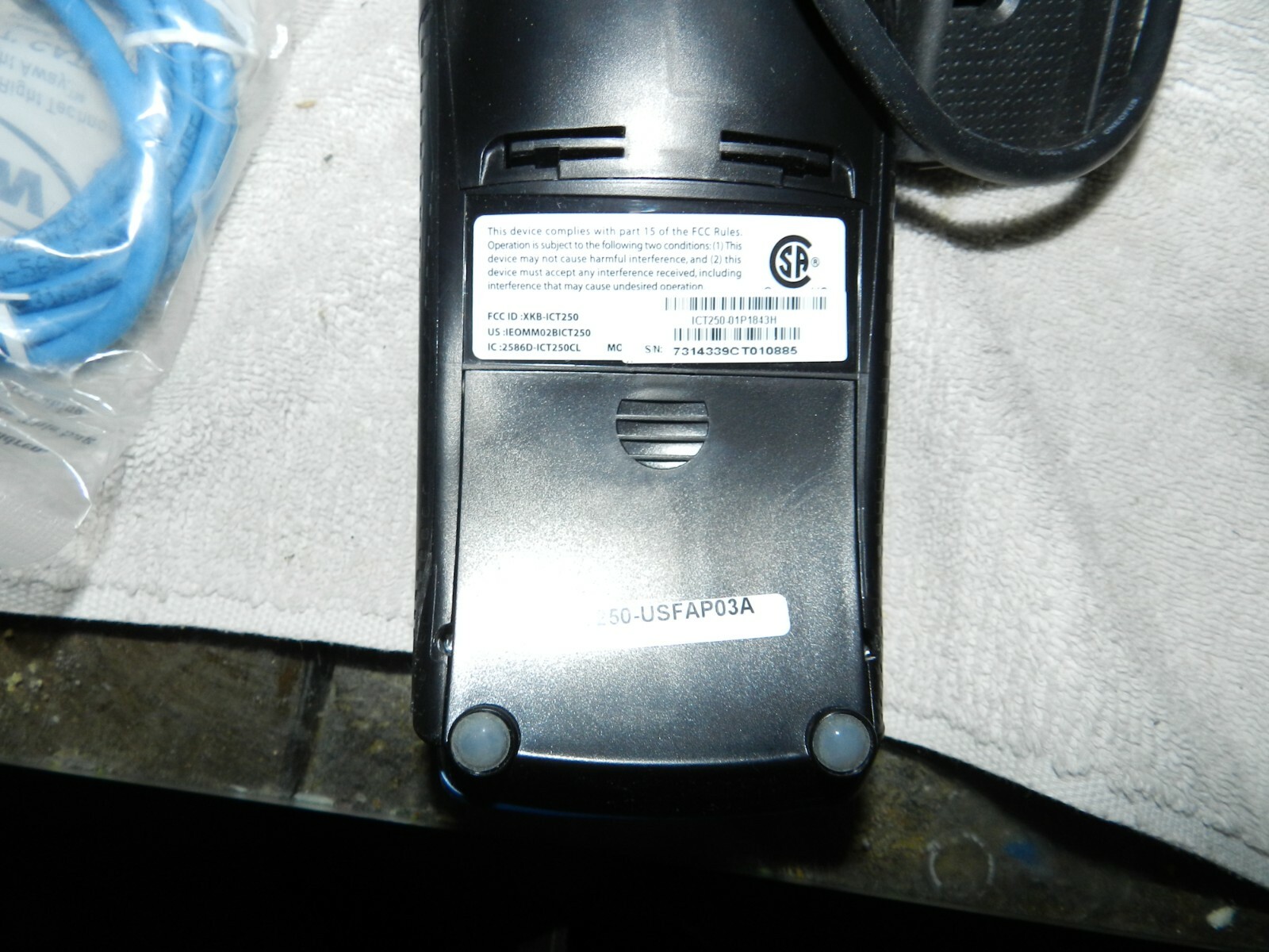 Ingenico iCT250 Credit Card Terminal Reader Used