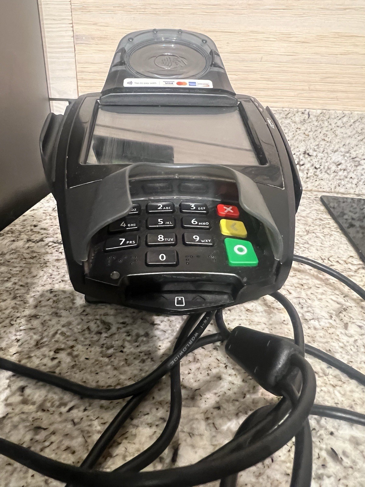 Equinox L5300 Credit Card Terminal – Black – W/ Power Cord & HD Adjustable Mount