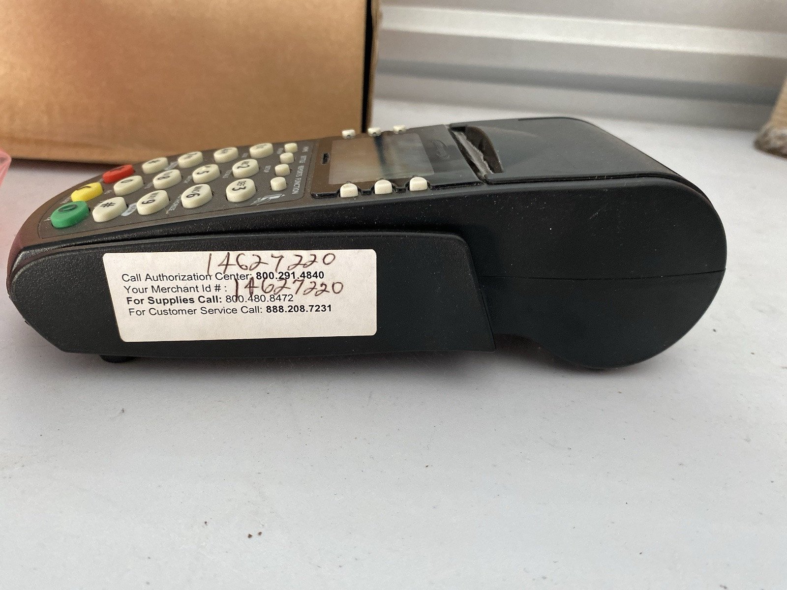 Hypercom T-4205 Credit Card POS Processing Machine Terminal W/ AC Adapter
