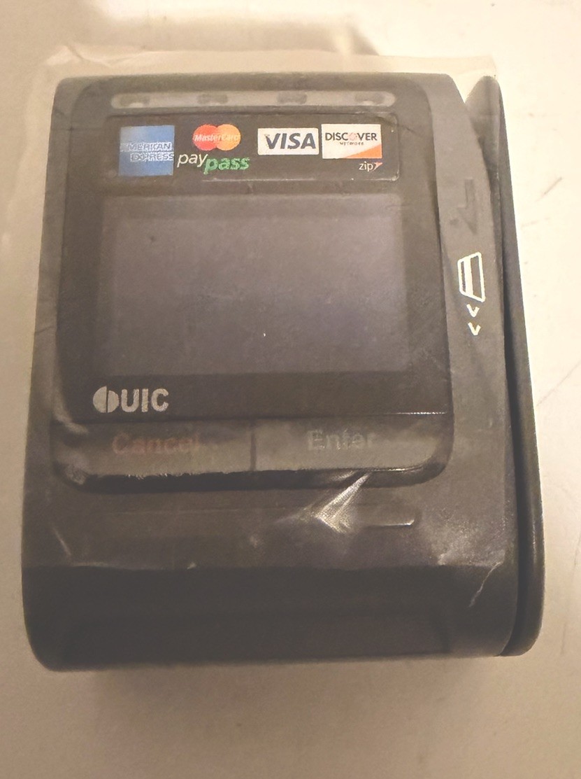 New UIC BEZEL8 Credit Card Reader BEZEL 8-AB 02YGUNBR