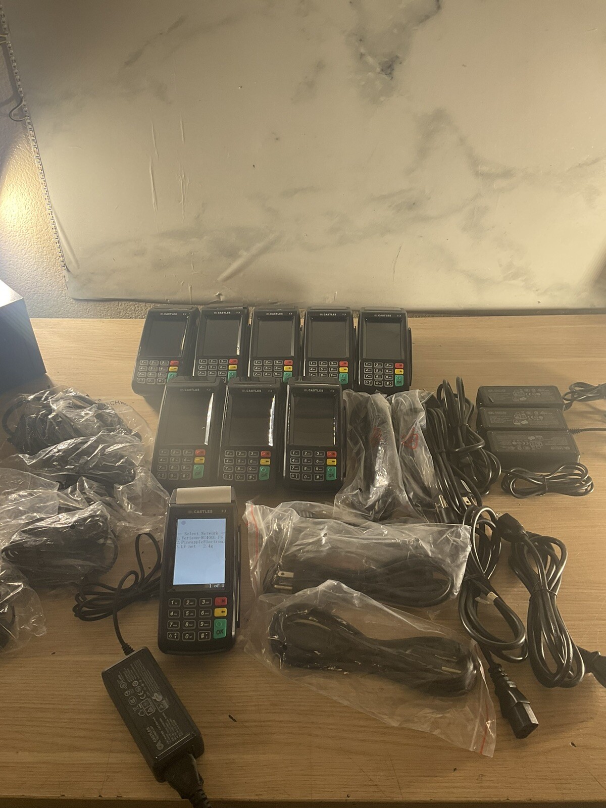 9Credit Card Machine Castles V3 Vega 3000 POS Terminal Power Supply /JUA1791