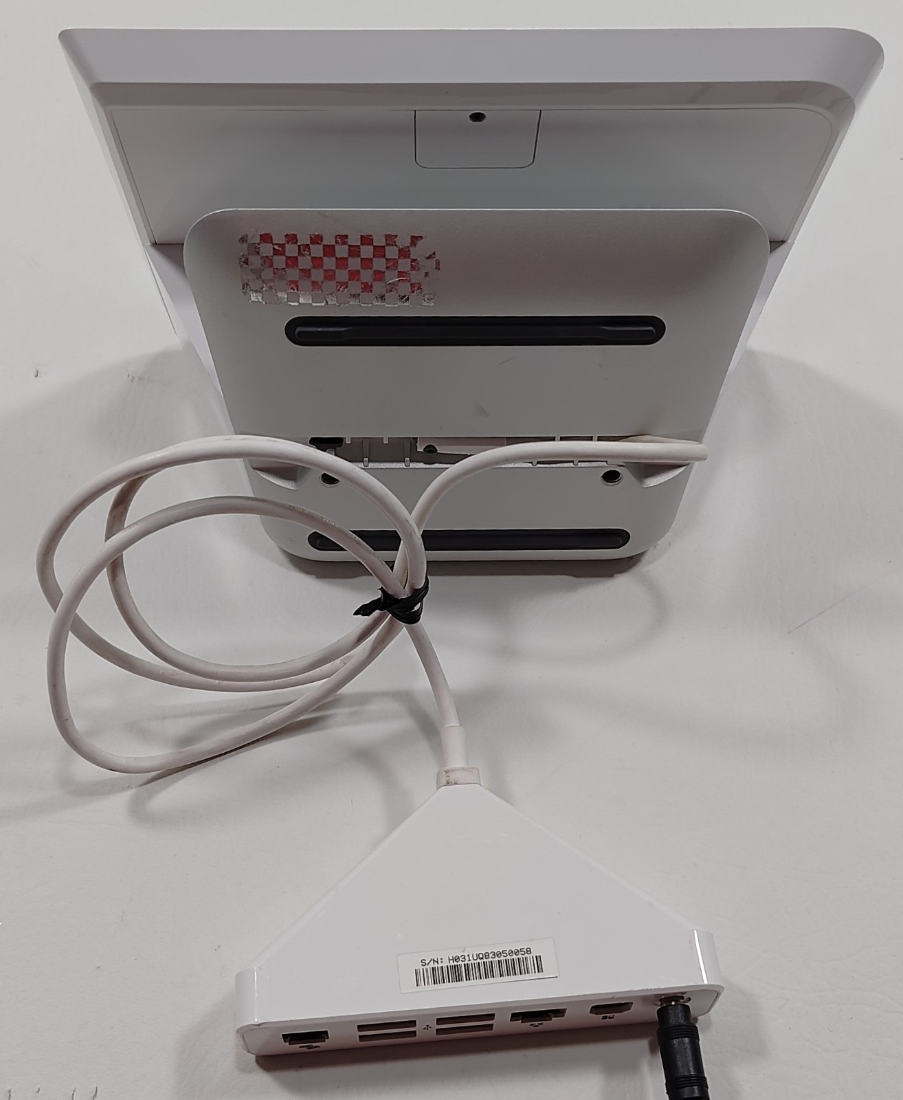 Clover Mini C301 POS Terminal with Hub & Power Adapter – For Parts/Repair