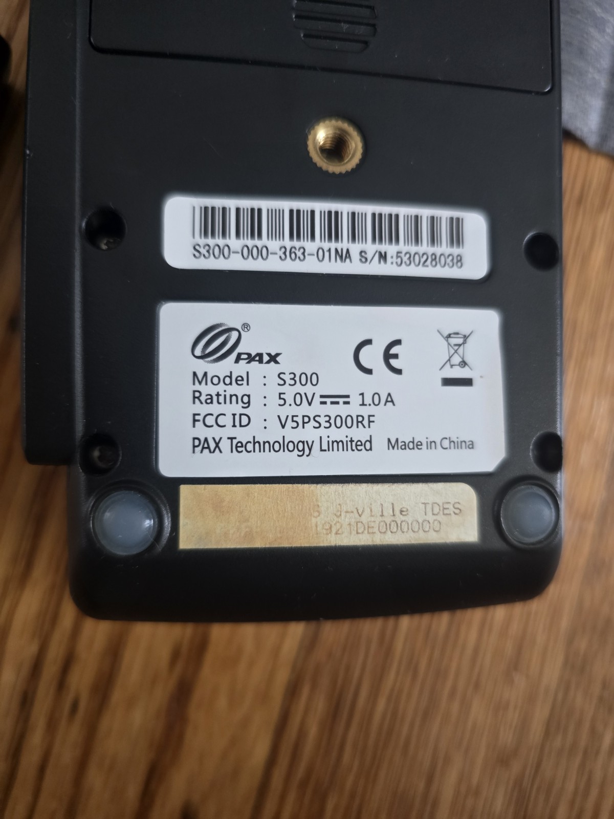 PAX S300 Integrated Pin Pad Credit Card Terminal