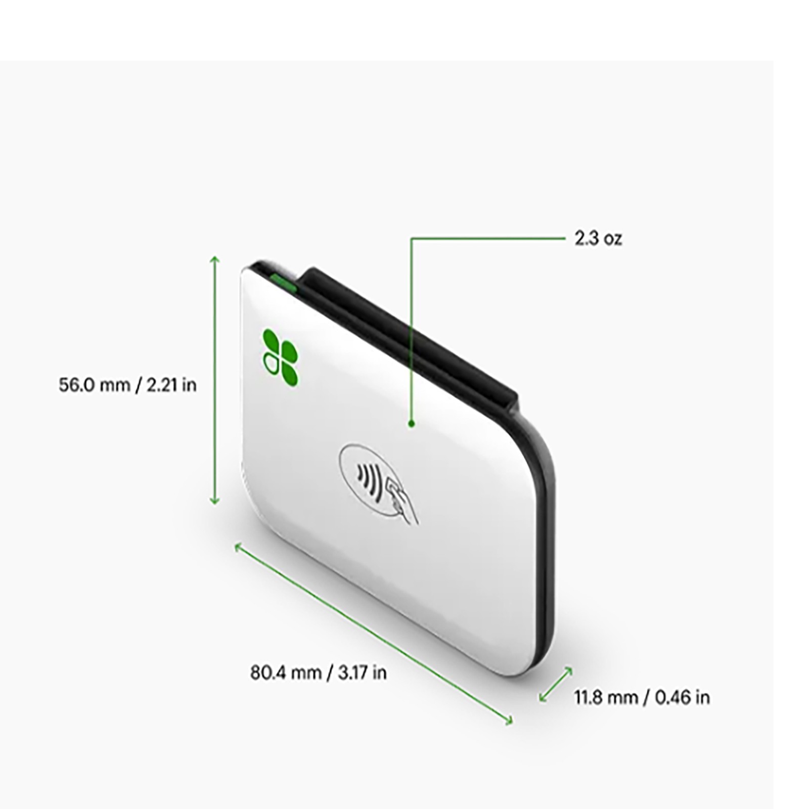 First Data CLOVER GO V3 EMV NFC BLUETOOTH Credit Card Reader W/USB Power Cable
