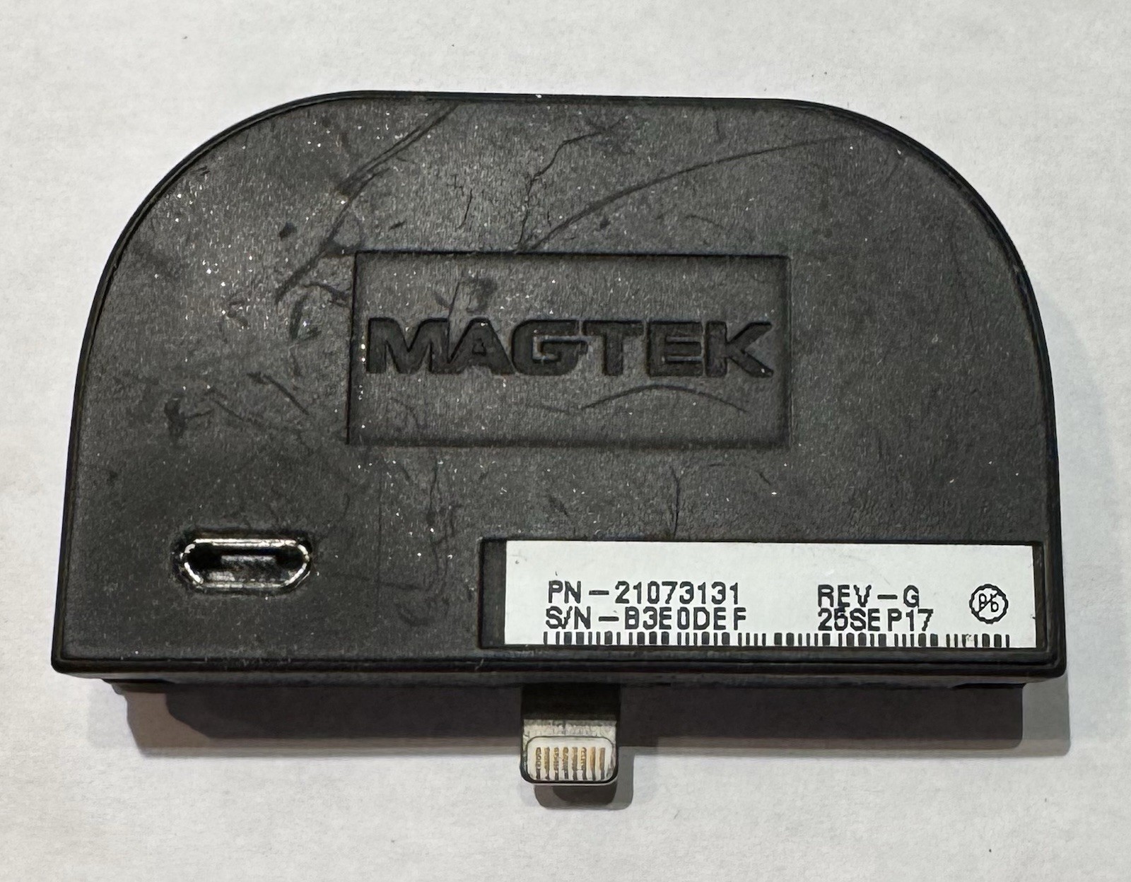 MagTek iPad Card Reader Lightning POS Credit Card Swipe ShopKeep Square Friendly