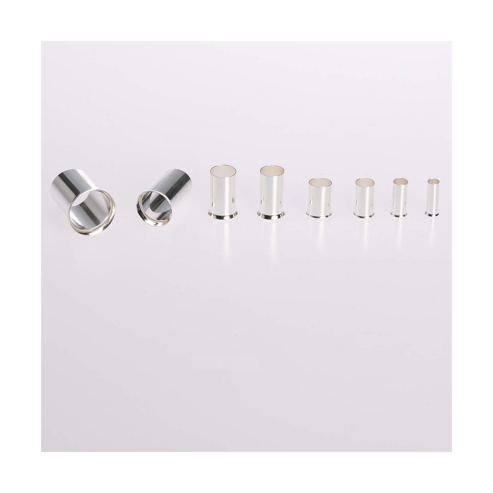 300Pcs 12 10 8 6 4 2 1/0 2/0 Wire Ferrule Tinned Copper Crimp C… USA FAST SHIP