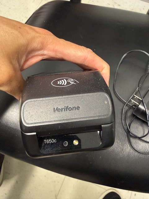 Verifone T650c Touchscreen Credit Card Terminal M560-280-02-NAA-5 (READ BELOW)