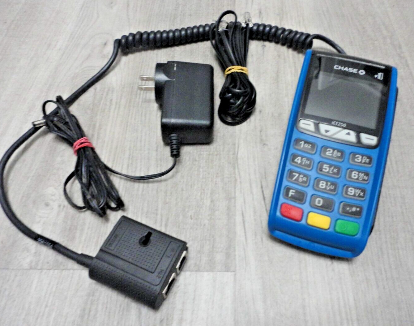 Ingenico Chase iCT250 Ethernet Ports Dual Comm Credit Card Terminal