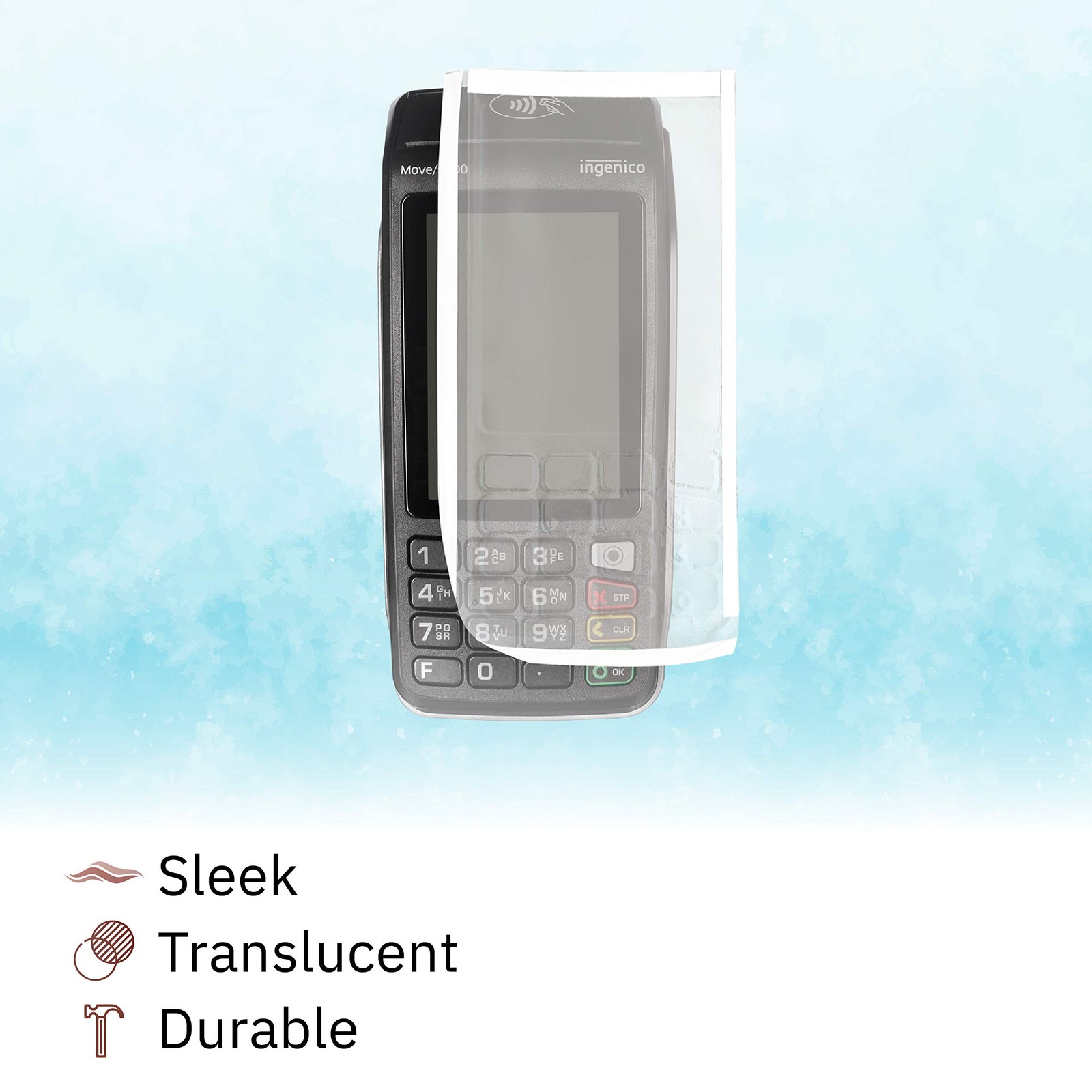 Discount Credit Card Supply Ingenico Move/5000 Full Device Protective Spill