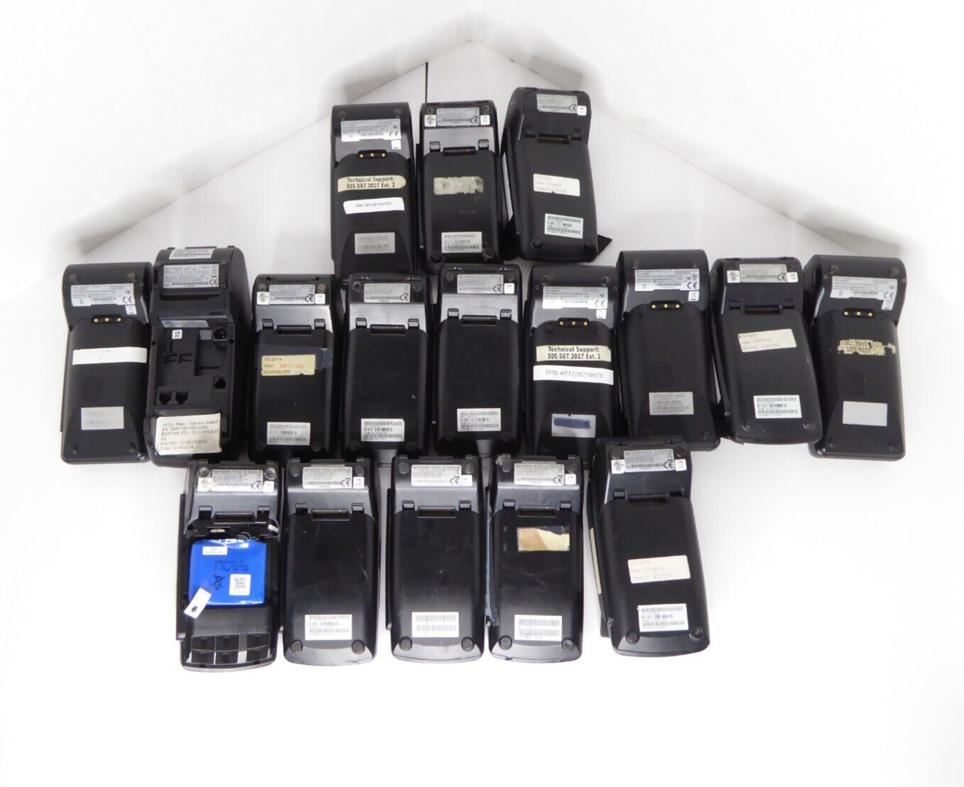 ~Lot of 17- Dejavoo Credit Card Terminal VEGA3000 (FOR PARTS)~