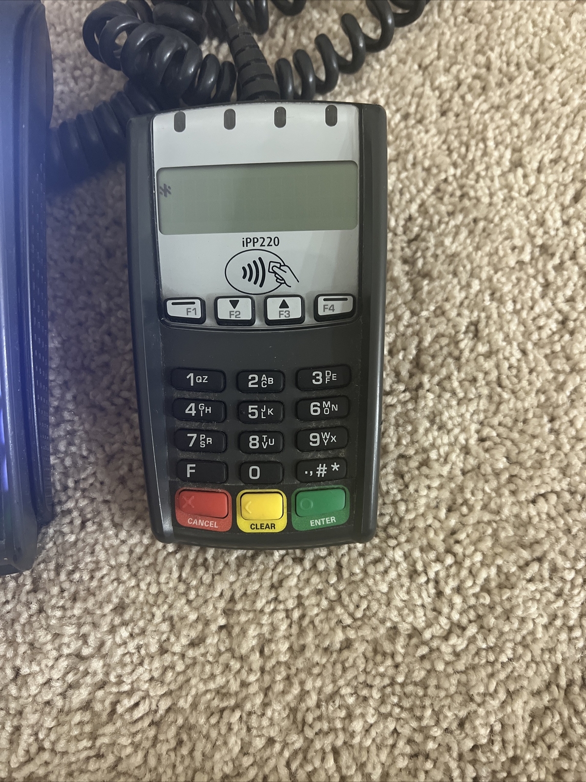 Ingenico iPP220 / ict220 credit debit card scanner connected