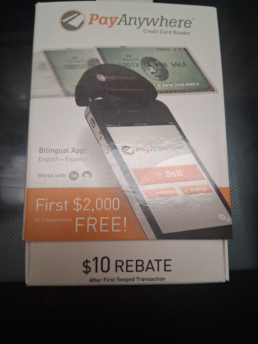 PayAnywhere Mobile Credit Card Reader for iPhone & Android(2014) | New SEALED