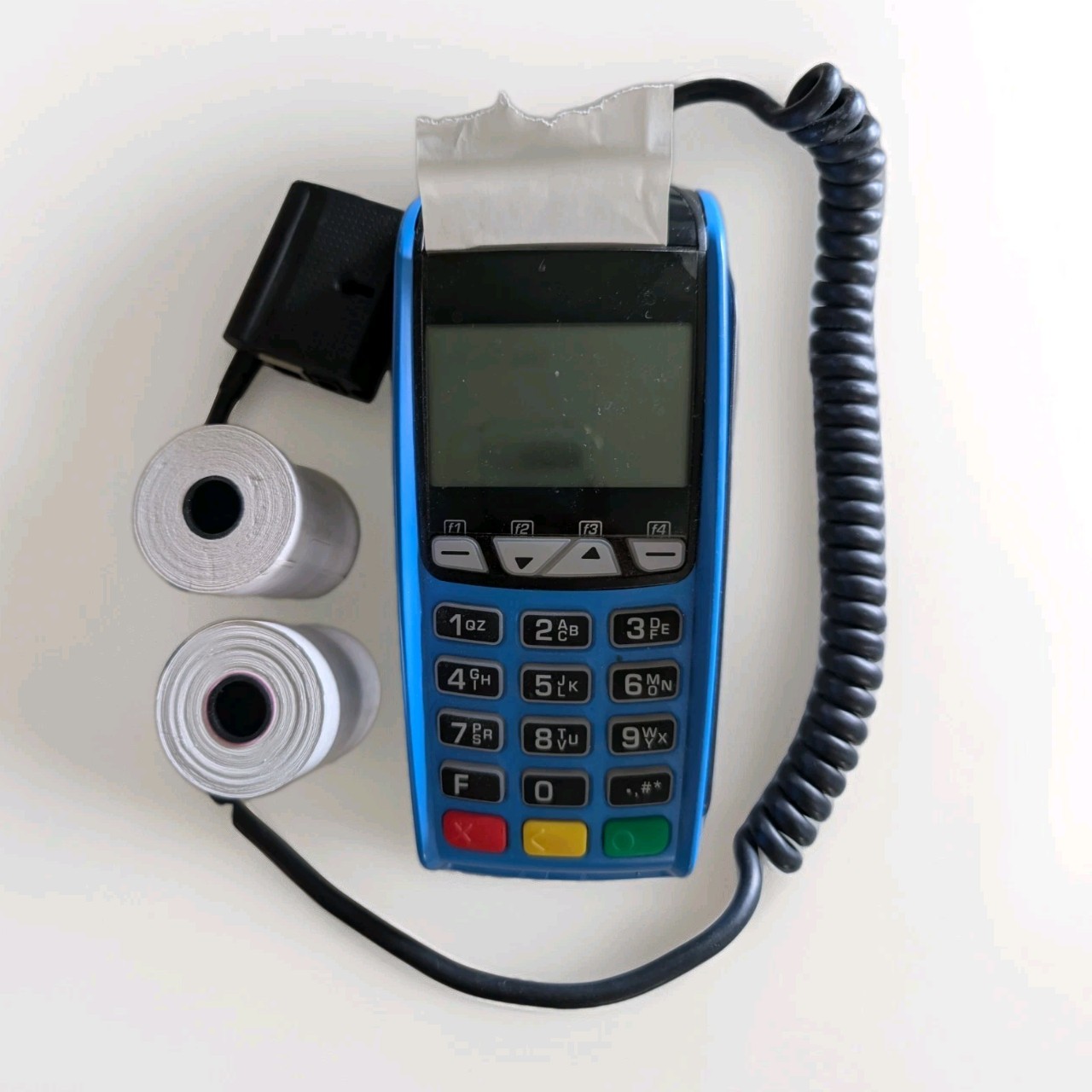 Ingenico ICT220 Credit Card Terminal Swipe/Chip Reader & Register Tape Paper