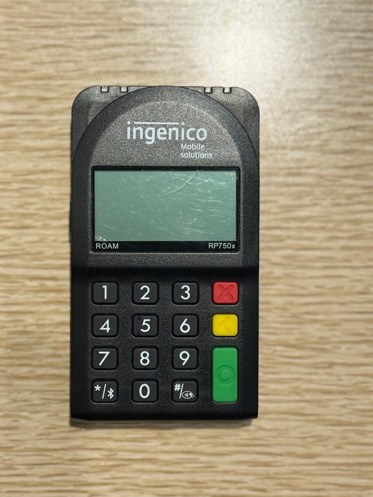 Ingenico Roam RP750x Black Bluetooth Chip & PIN Mobile Card Reader