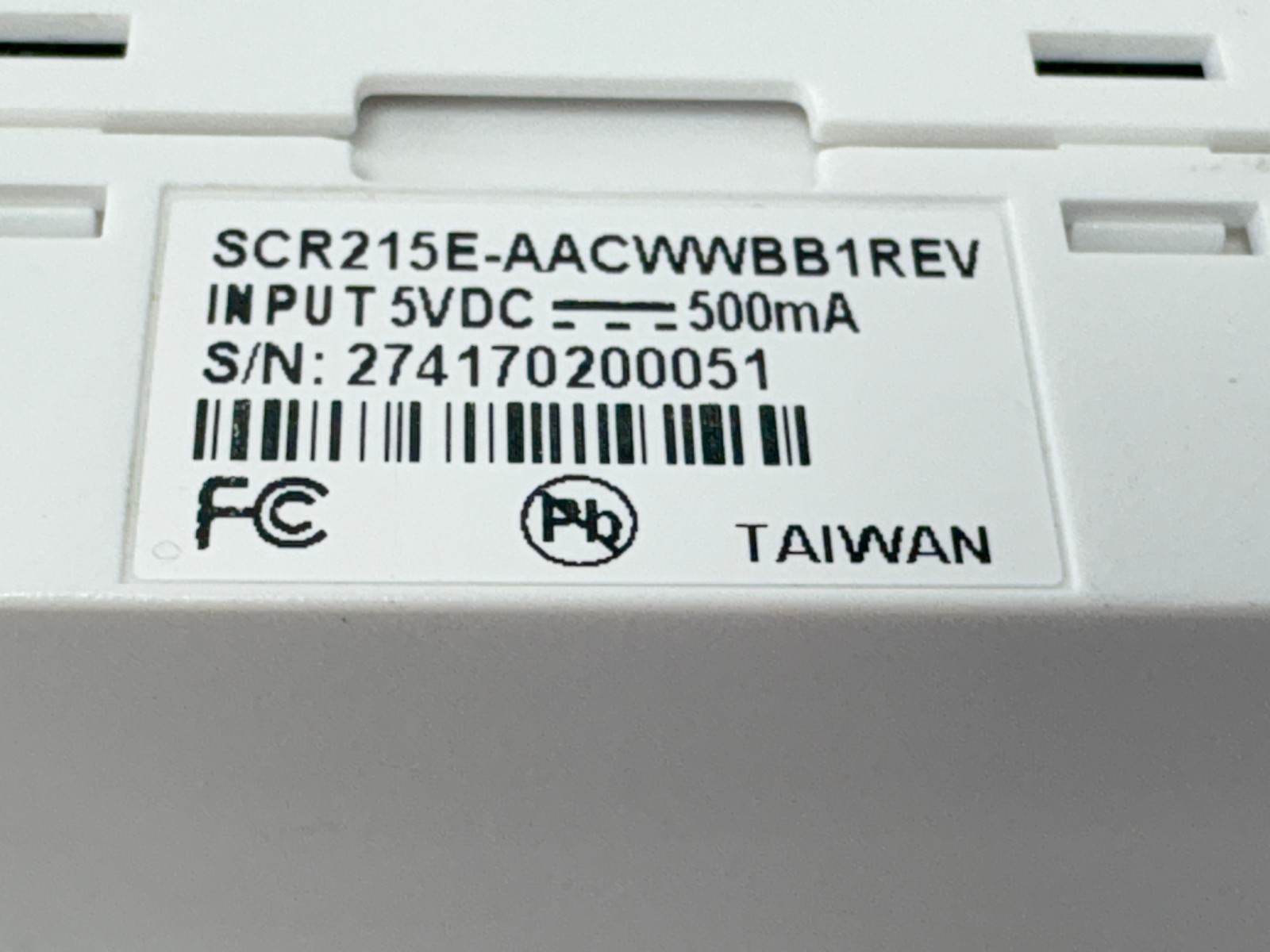 USED | UIC SCR215E Smart Card & Magstripe Reader POS Payment Terminal – White