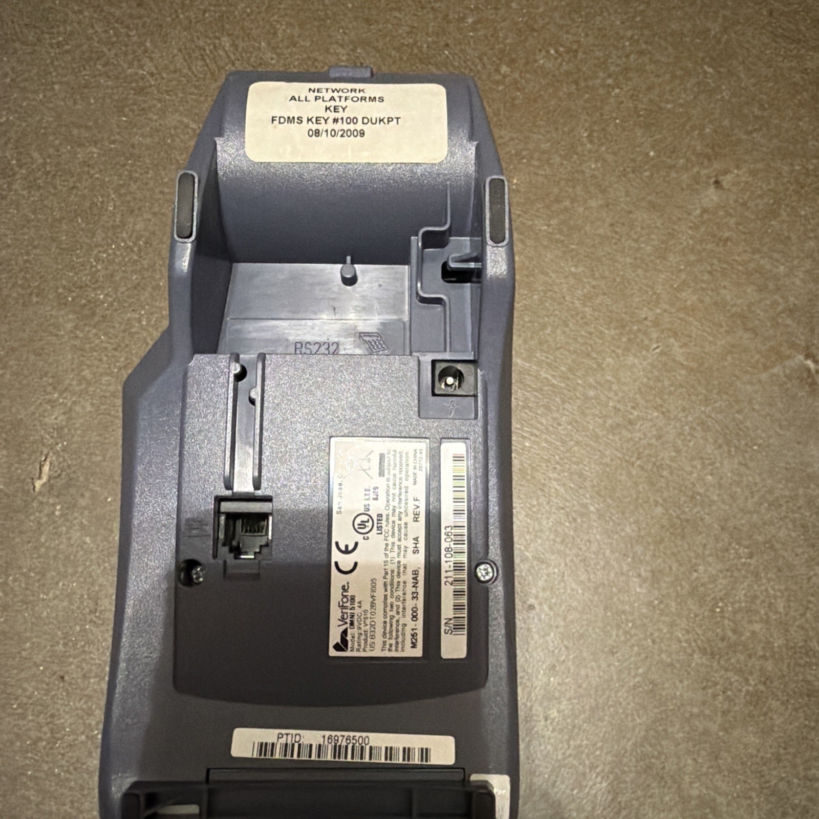 Verifone VX510 Credit Card Terminals Reader Omni 3730