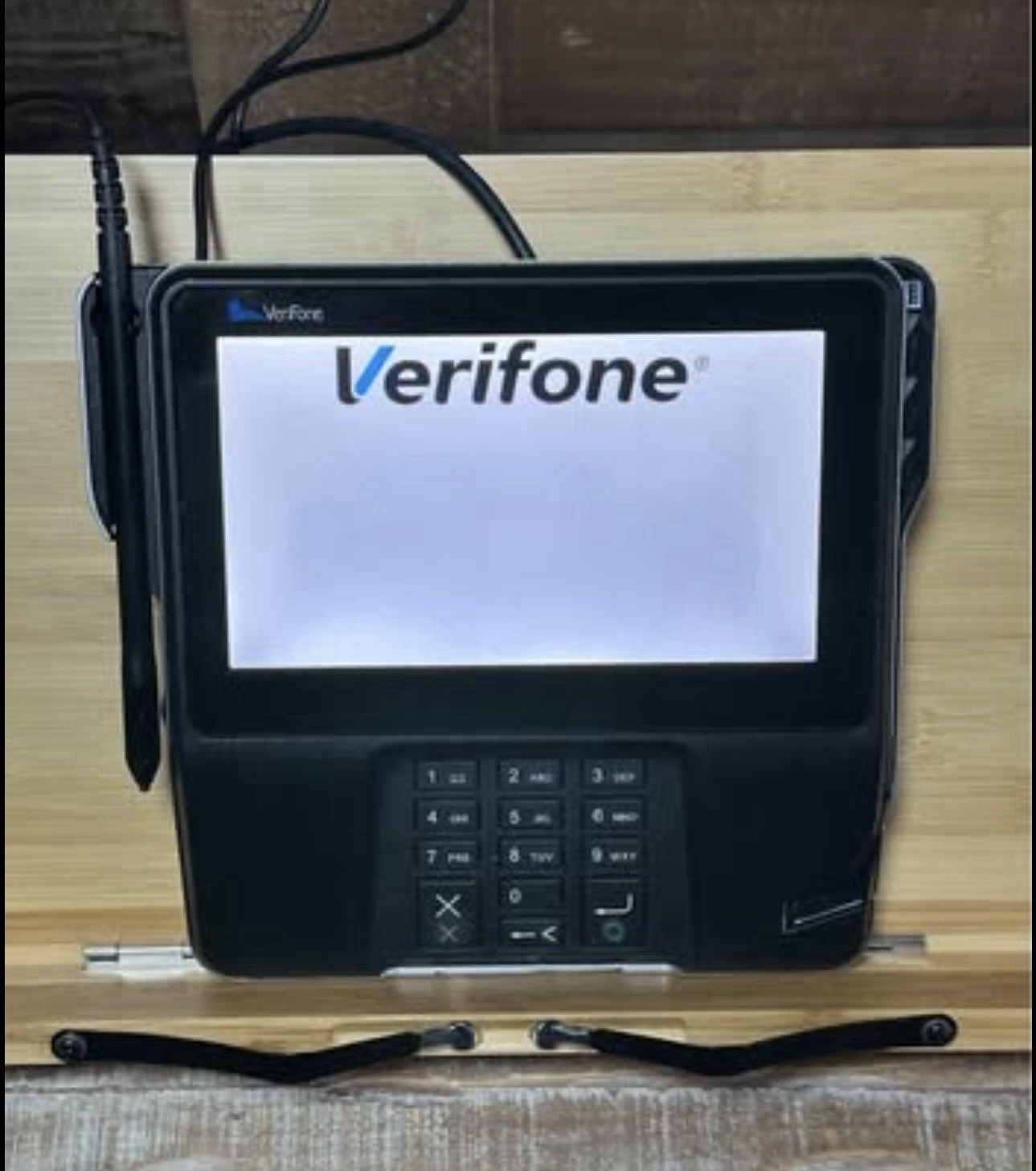 Verifone MX925CTLS Credit Card Terminal Touchscreen w/ Keypad & Power Supply