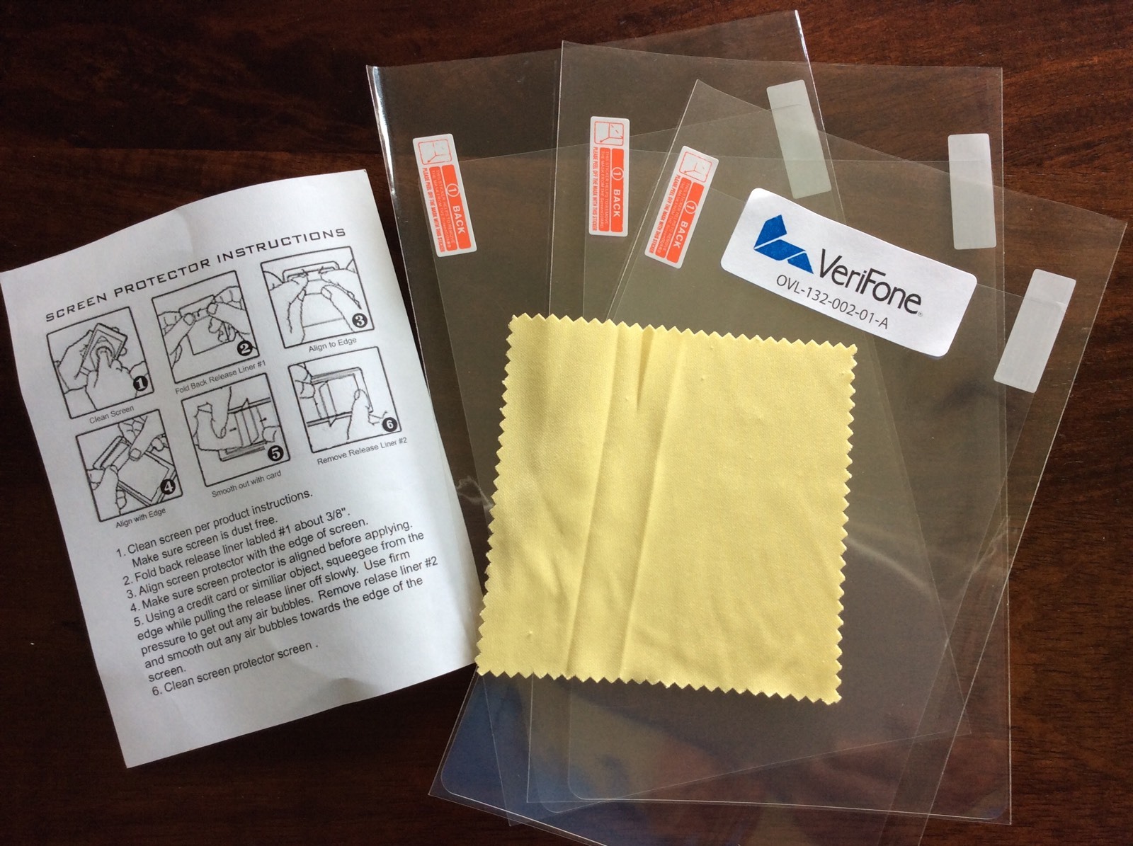 Verifone M400 Pack of Three Anti Glare Screen Protectors